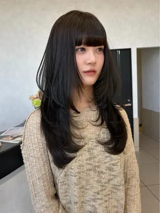 ロング カラー 🫧ヒシダアキ taboo.i🫧のヘアスタイル