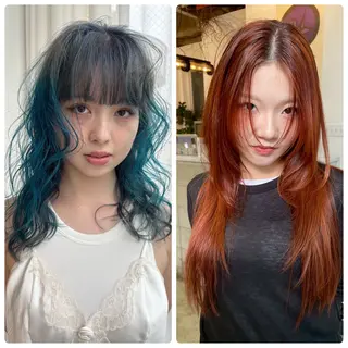 カラー ness/rina /透明感カラーのヘアスタイル