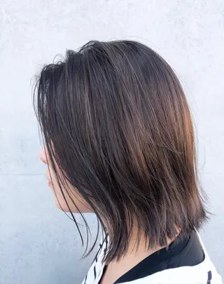 セミロング くまがい みゆ【edge.】のヘアスタイル