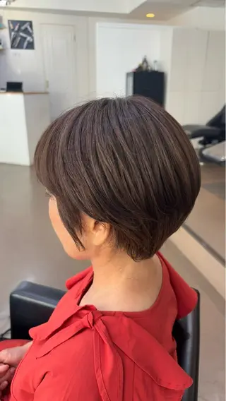 ショート 川元 春奈のヘアスタイル