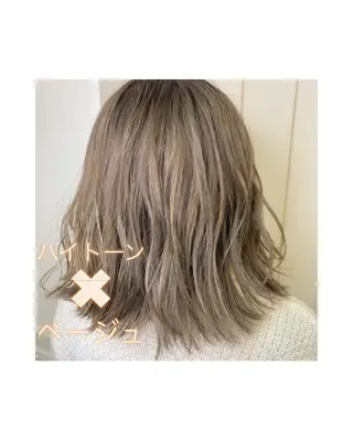ミディアム カラー 髪質改善 RYOのヘアスタイル