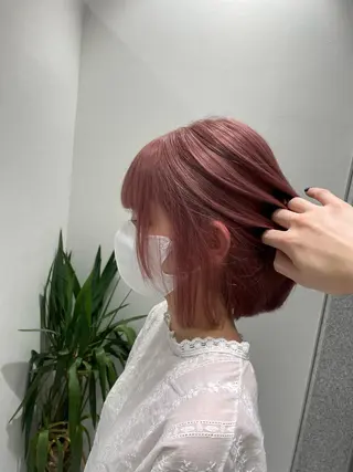 セミロング カラー ヘアアレンジ 髪質改善/美髪矯正 艶髪/Takutoのヘアスタイル