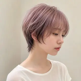 ショート カラー HAREru. モデル募集【戸塚】のヘアスタイル