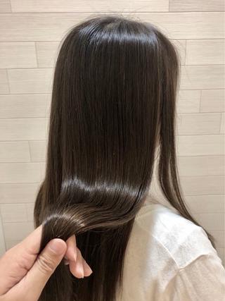 ロング カラー 透明感カラー×美眉 🎀大西みゆう🎀のヘアスタイル