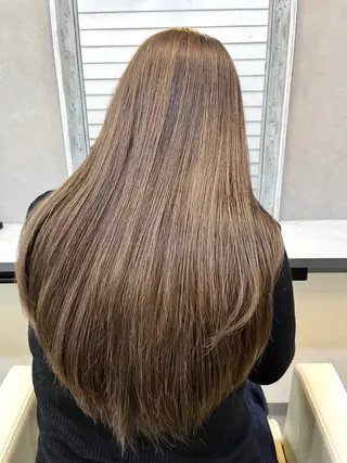 セミロング カラー ダブルカラー メンズパーマ大成のヘアスタイル
