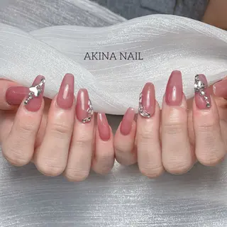 セミロング Akina Nail 亀戸のネイルデザイン