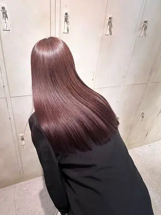 ロング カラー ピンクカラー/ mana🎀のヘアスタイル
