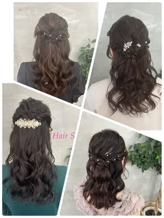 ヘアアレンジ ✨透明感艶カラー ✨💍Yuri💍のヘアスタイル