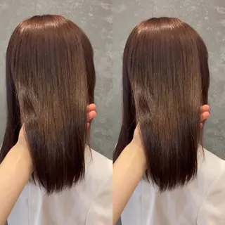 セミロング み うのヘアスタイル