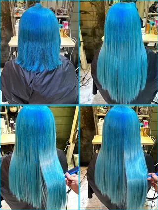 ロング カラー 佐伯 りょうのヘアスタイル