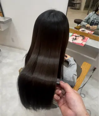 ロング パーマ 三川 啓英 / 縮毛矯正/髪質改善のヘアスタイル