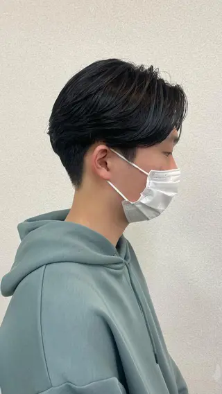 パーマ メンズ もりたみかこ 美容師お休み中のヘアスタイル