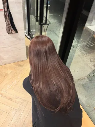 セミロング 透明感カラー🤎/ ツヤカラー/さくらのヘアスタイル