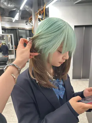 カラー ハイトーン特化 pepe🎀のヘアスタイル