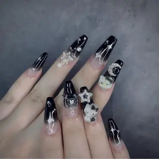 ネイル 渋谷／チップ長さ出し 👑アプレgel-xのネイルデザイン
