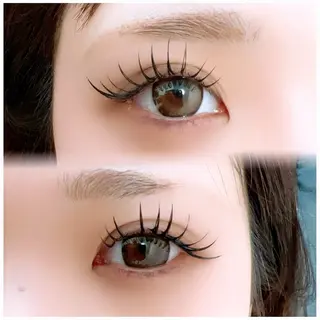 マツエク・マツパ Eyesalon🤍 khwaam sukのマツエク・マツパデザイン