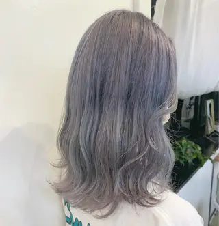 セミロング カラー ヘアアレンジ 🎀暖色カラー🎀 ♡yurika♡のヘアスタイル