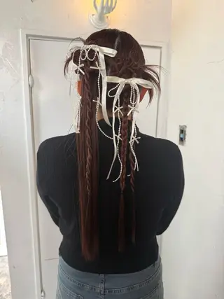 ヘアアレンジ コハル ブリーチモデル募集中のヘアスタイル