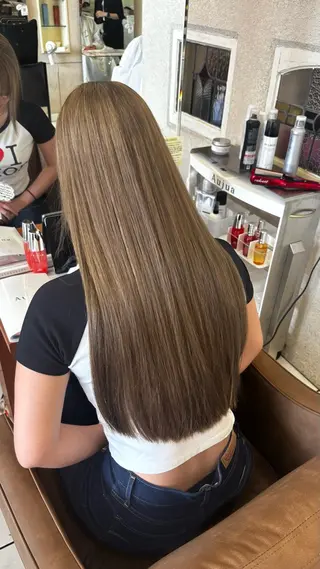ロング カラー 艶カラー 髪質改善 🍓苺奈のヘアスタイル