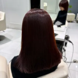 セミロング カラー 🤍 Yuu🤍のヘアスタイル