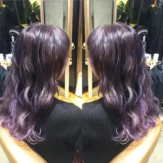 ミディアム カラー パーマ ヘアアレンジ メンズ キッズ ネイル マツエク・マツパ サロンドミルク 渋谷高比良のヘアスタイル