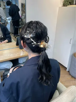 ロング BELO OSAKA カエデのヘアスタイル