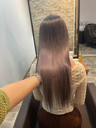 ロング カラー YUI/ ブリーチカラー🌷のヘアスタイル