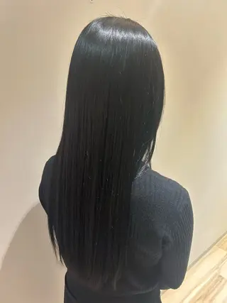 ロング カラー 齋藤 菜々実のヘアスタイル