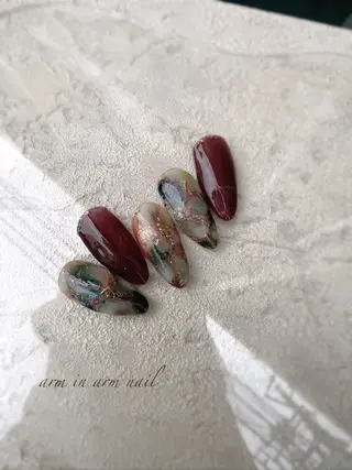 ネイル arm in arm ︎✿Yamamotoのマツエク・マツパデザイン