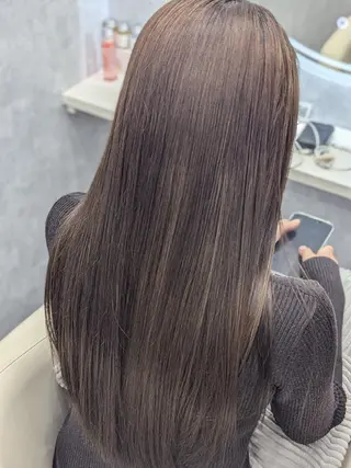 ロング カラー 🏹MIYU¦抜け感 ×柔らかカラーのヘアスタイル