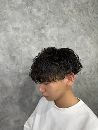 パーマ メンズ メンズパーマ特化 店長望月謙二郎のヘアスタイル