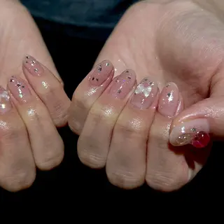 ネイル パラあり！フィルイン 美フォルムのネイルデザイン