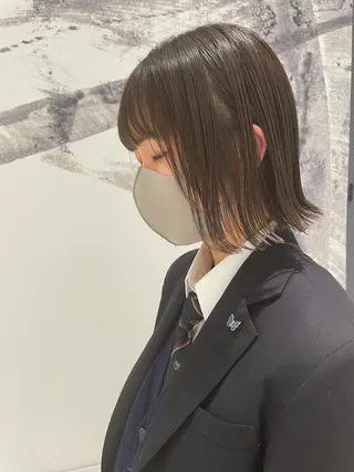 ミディアム yajima Moemiのヘアスタイル