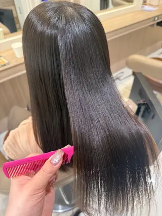 セミロング パーマ 韓国ヘアメイク🎀/ 縮毛矯正✨山本媛香のヘアスタイル