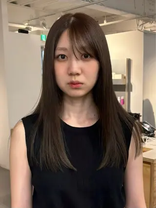 ロング カラー 村田 りょうやのヘアスタイル