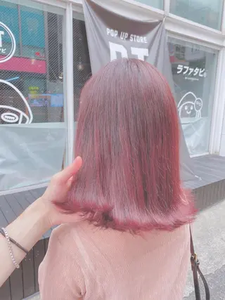 ミディアム カラー ヘアアレンジ メンズ キッズ ブリーチの髪様 MASATOのヘアスタイル