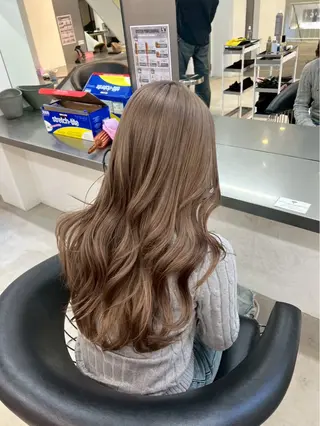 ロング カラー ブリーチ・ダブルカラ ー🪐✩serenaのヘアスタイル