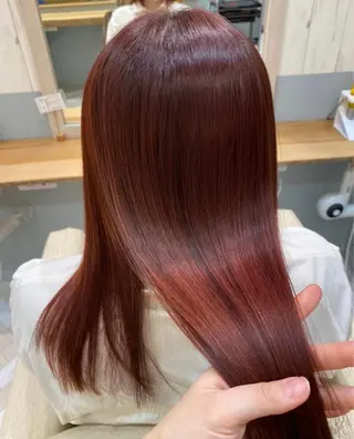 ロング 🎀しゅな/韓国 レイヤー/うる艶のヘアスタイル