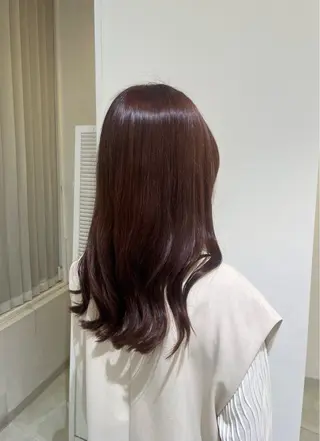 ロング カラー 所 有紗のヘアスタイル