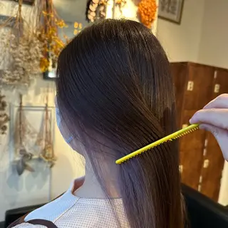 ロング カラー 💜推しインナー カラー/菊池柊真💜のヘアスタイル