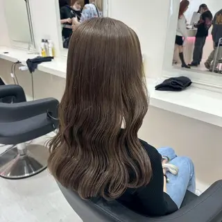 カラー 韓国トレンド🪞 色持ち透明感/横浜のヘアスタイル