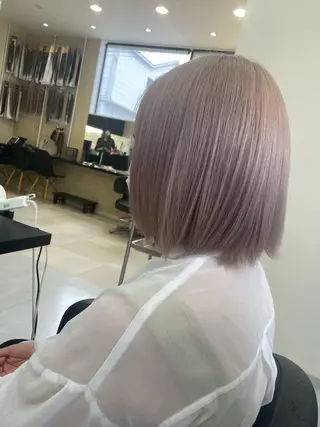 ショート カラー SHOTA メンズ曲がる縮毛矯正のヘアスタイル