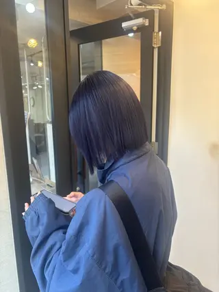 ミディアム カラー 川口 夏歩のヘアスタイル