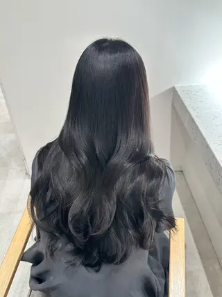 ロング カラー 渋谷の小さな美容室 🫧🪽愛子のヘアスタイル
