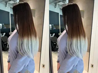 ロング カラー 韓国透明感カラー 髪質改善🫧のヘアスタイル