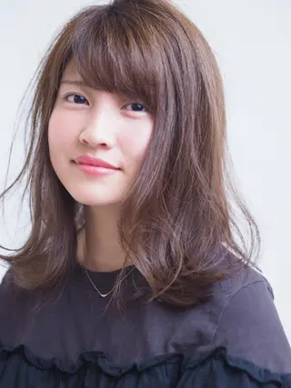 ミディアム セミロング サロンアカデミー 増渕　規泰のヘアスタイル