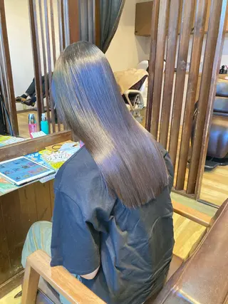 岡大前ハッシュカット ×髪質改善/松島大己のヘアスタイル