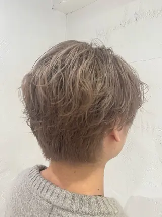 ショート 大人カラー✳︎ボブ 横関由美のヘアスタイル