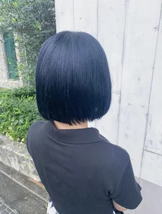 ミディアム カラー ヘアアレンジ 韓国レイヤーカット/ 儚げカラーチナツのヘアスタイル