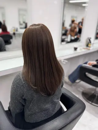 ロング カラー ヘアアレンジ 透け上品ハイトーン 職人ゆうと🤍のヘアスタイル